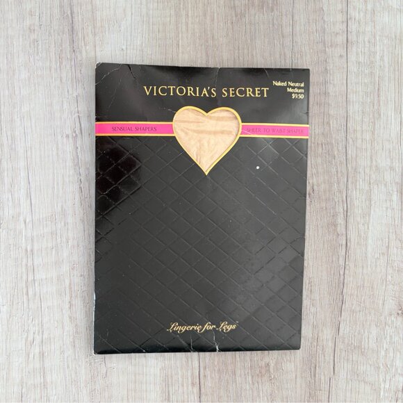 Victoria’s Secret Sensual Shapers Sheer to Waist Shaper Naked Neutral Medium Vtg - Picture 1 of 2